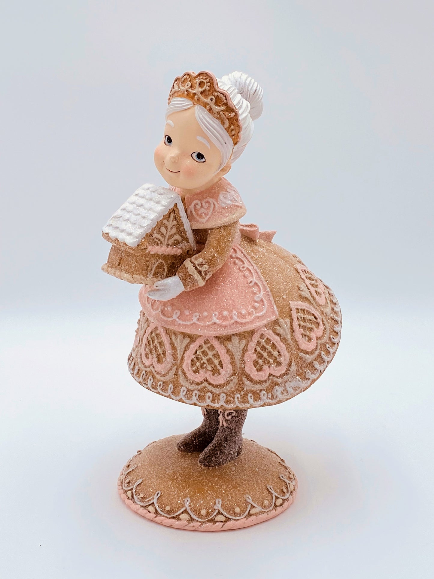 December Diamonds: Pink Gingerbread Mrs Claus