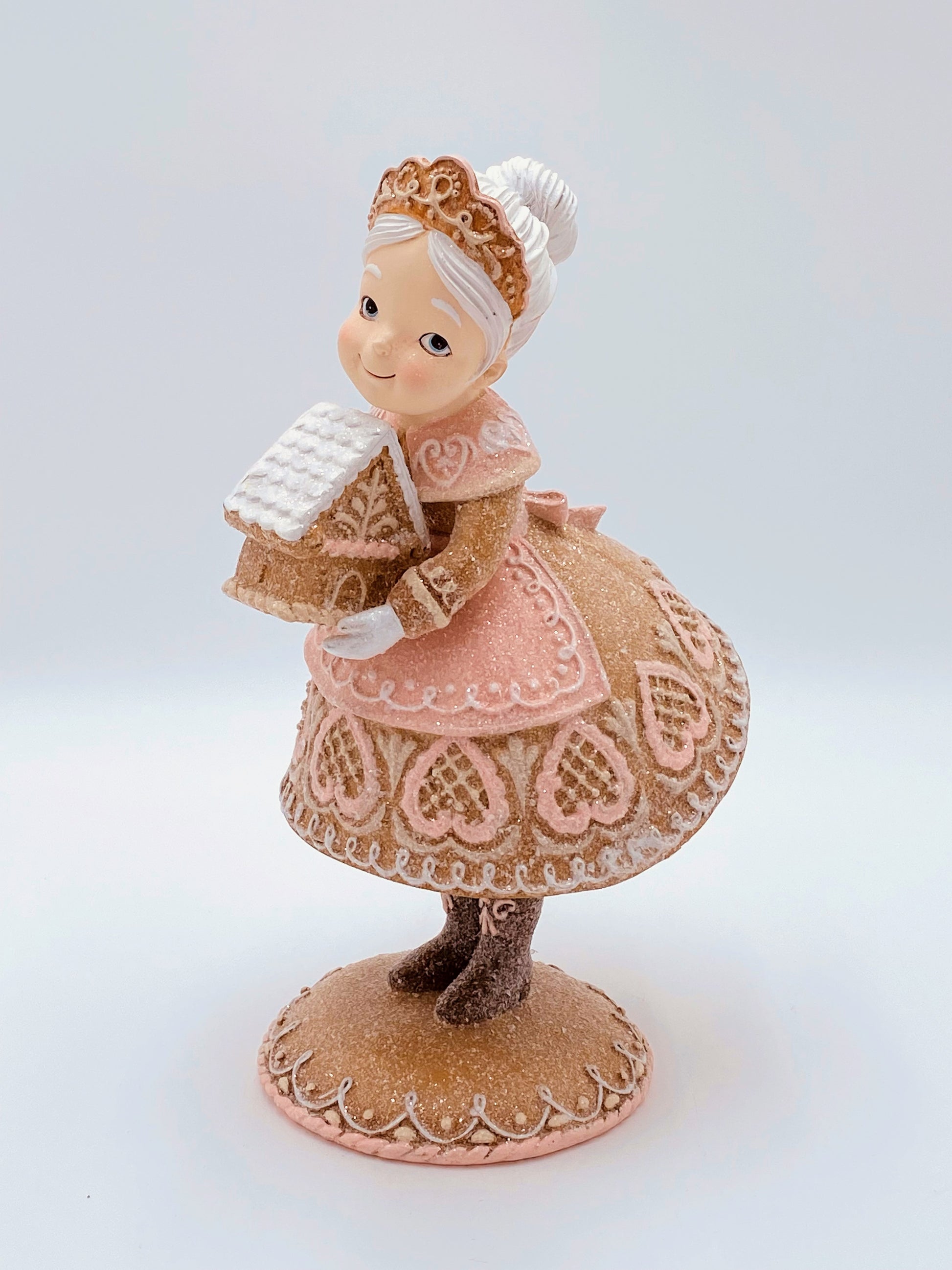 December Diamonds: Pink Gingerbread Mrs Claus