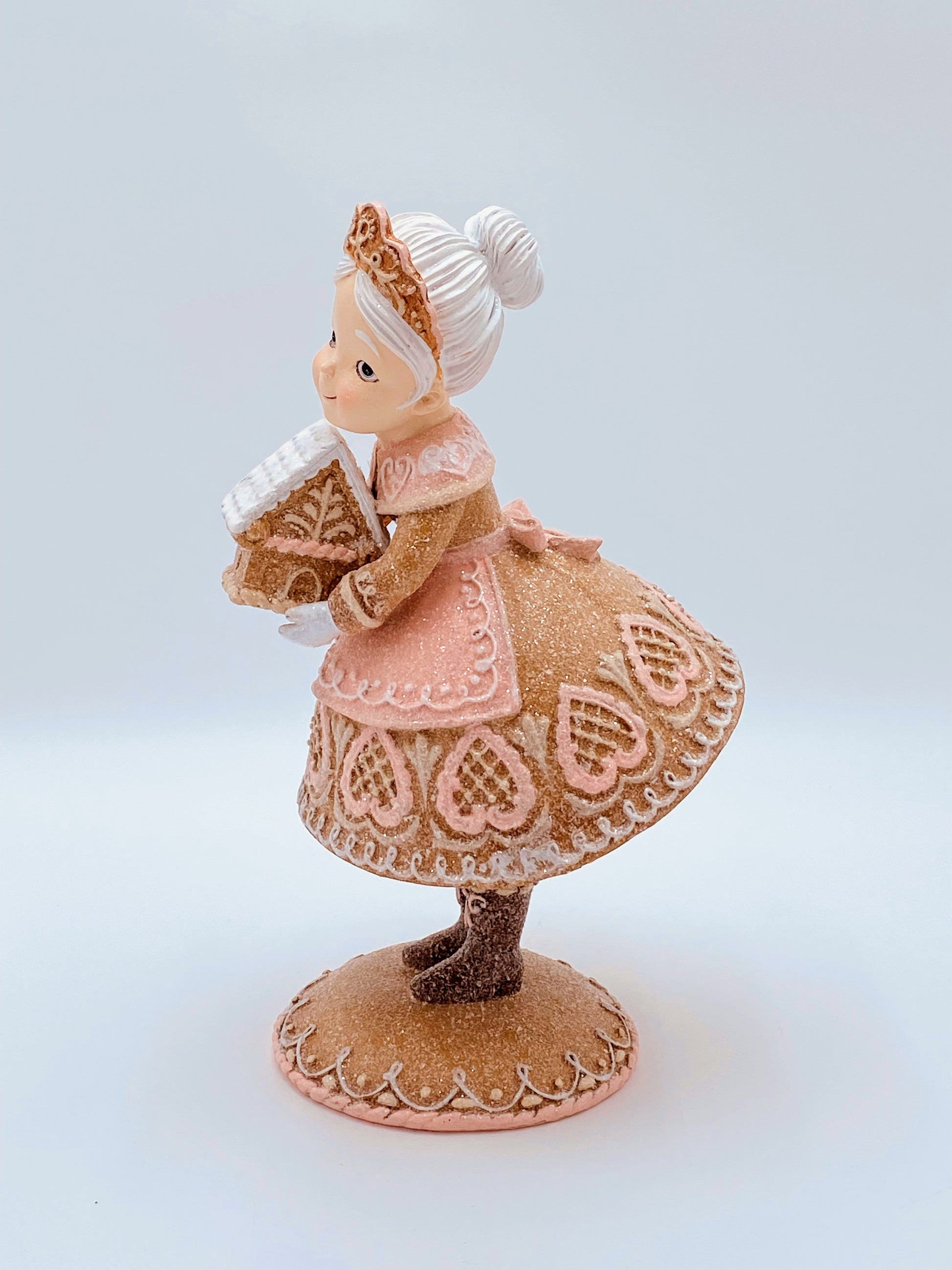 December Diamonds: Pink Gingerbread Mrs Claus