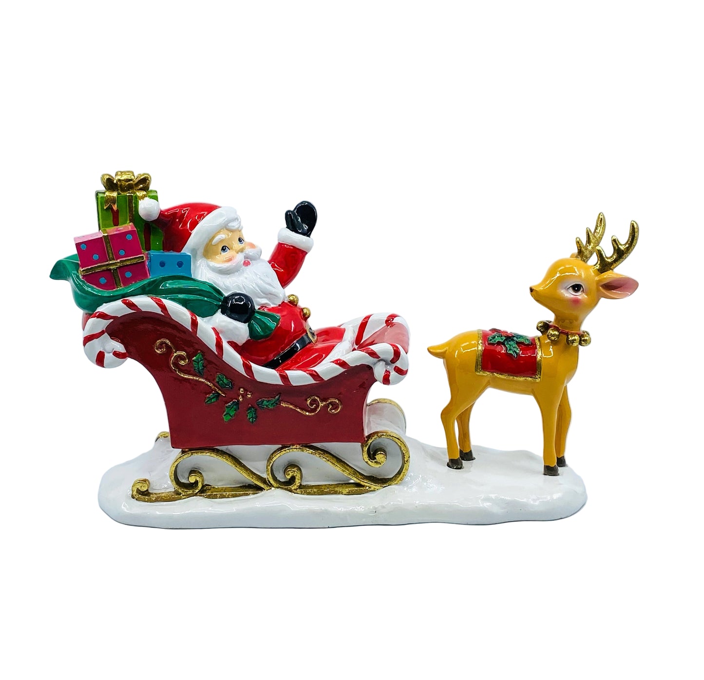 December Diamonds: Vintage Santa in Sled